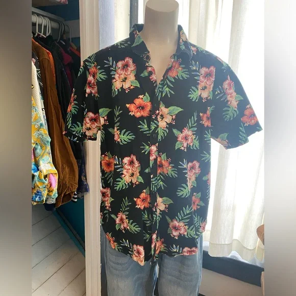 No Boundaries Size Large Hawaiian 🌺 Shirt - Picture 2 of 4